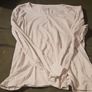 Hanes Classic White Long Sleeve Tee